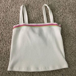 White Forever 21 Tank Top
